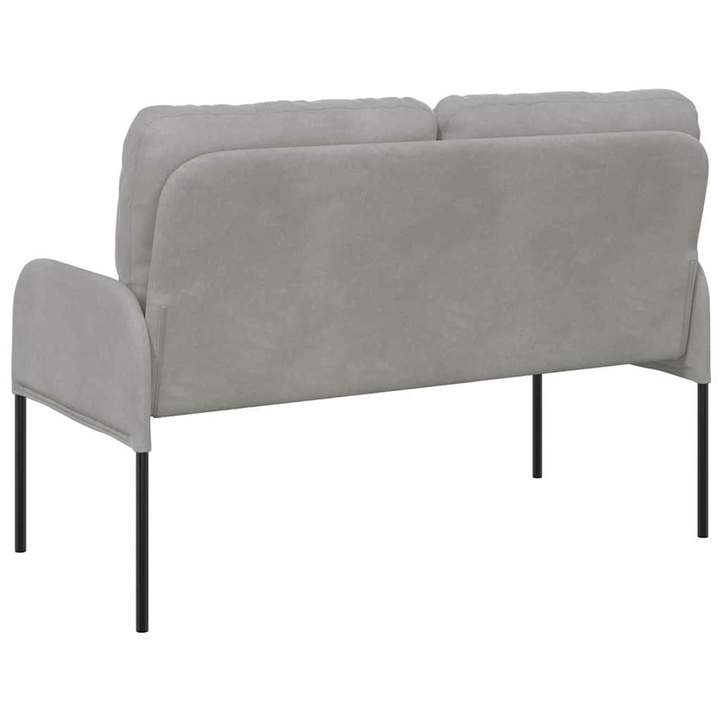 Sofas mit Kissen 110cm Hellgrau Sperrholz