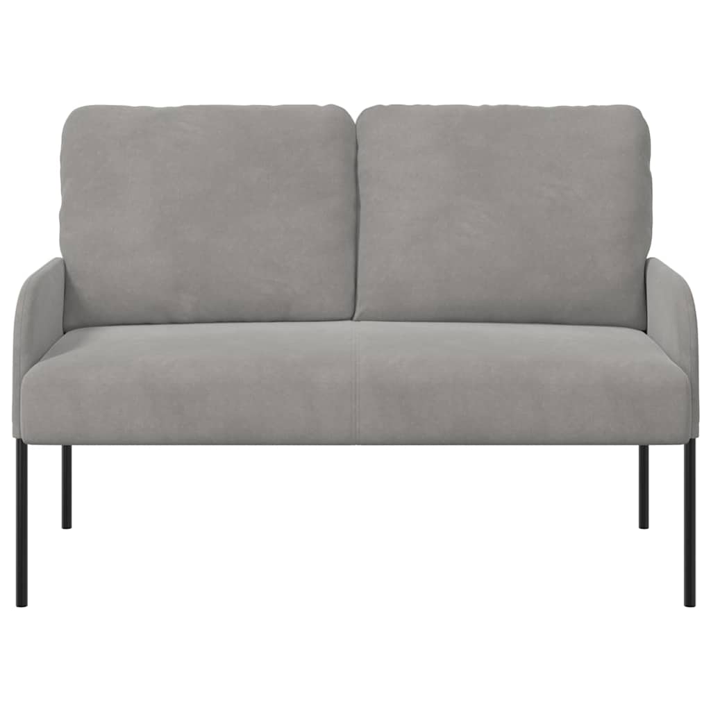 Sofas mit Kissen 110cm Hellgrau Sperrholz