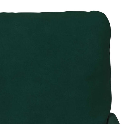 vidaXL Sofas mit Kissen 110cm Dunkelgrün Sperrholz