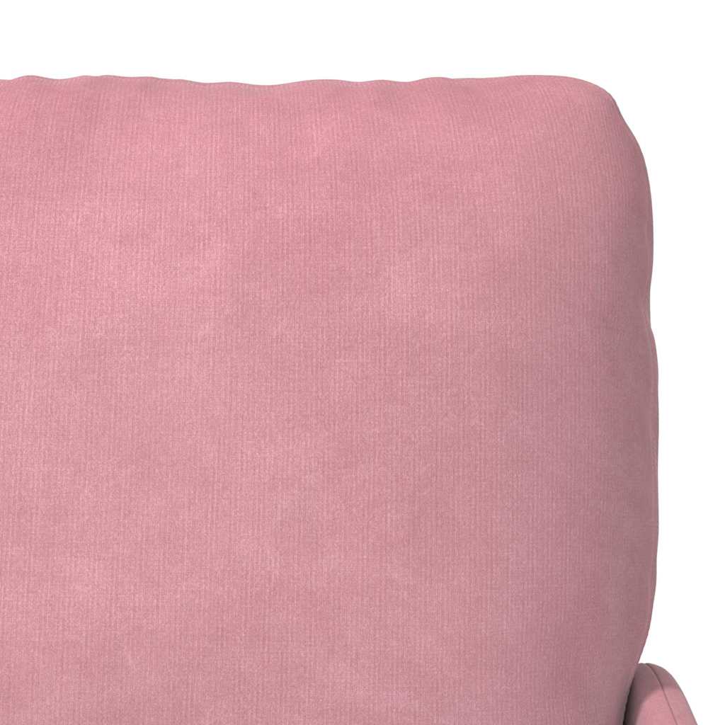 vidaXL Sofas mit Kissen 110cm Rosa Sperrholz