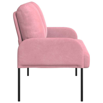 vidaXL Sofas mit Kissen 110cm Rosa Sperrholz