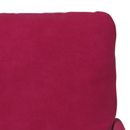 vidaXL Sofas mit Kissen 110cm Weinrot Sperrholz