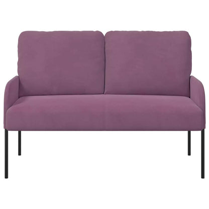 vidaXL Sofas mit Kissen 110cm Lila Sperrholz
