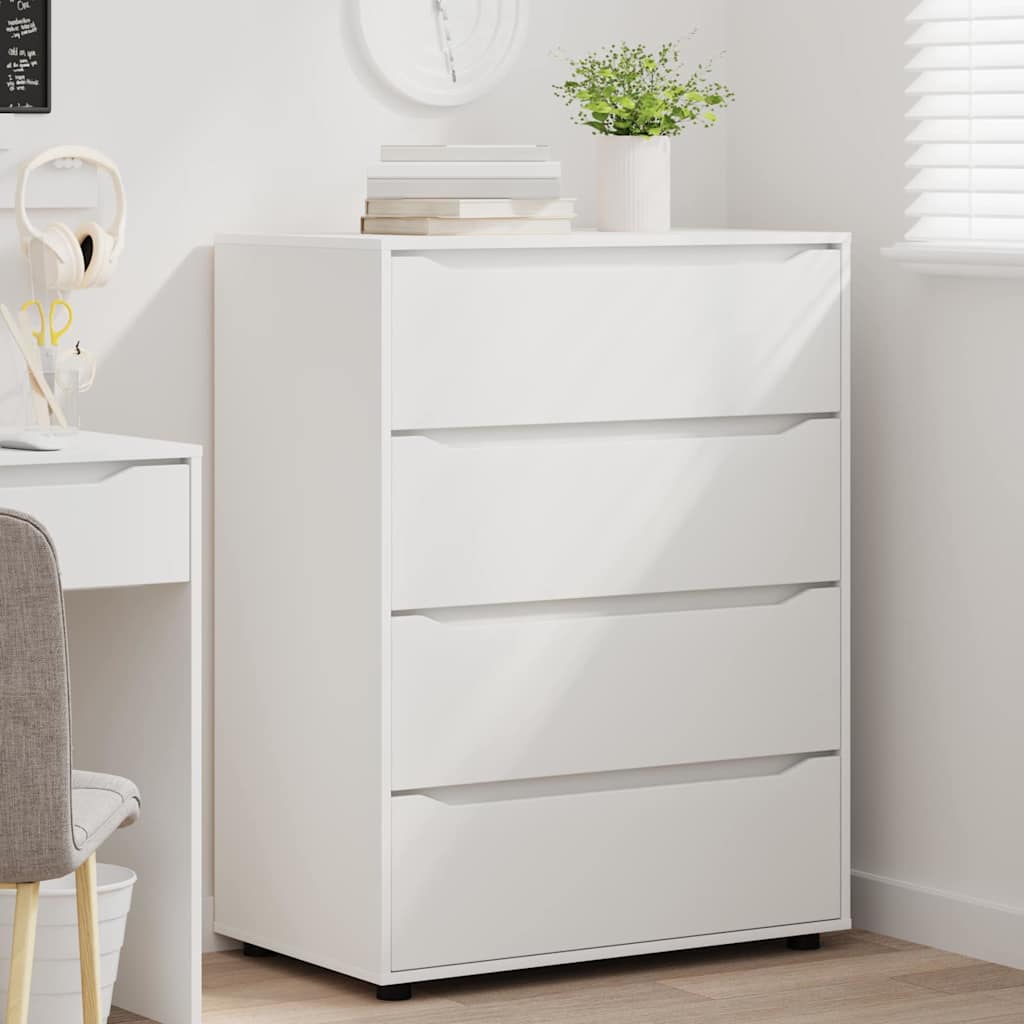 Stauraumschränke 2 pcs Weiß 80 x 48 x 105 cm Holzwerkstoff