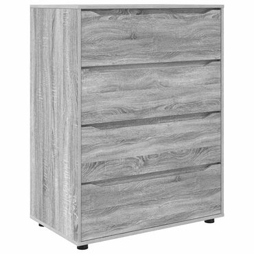 vidaXL Stauraumschränke 2 pcs Graues Sonoma 80 x 48 x 105 cm