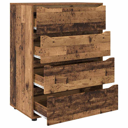 vidaXL Stauraumschränke 2 pcs Altholz 80 x 48 x 105 cm Holzwerkstoff