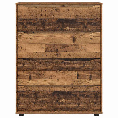 vidaXL Stauraumschränke 2 pcs Altholz 80 x 48 x 105 cm Holzwerkstoff