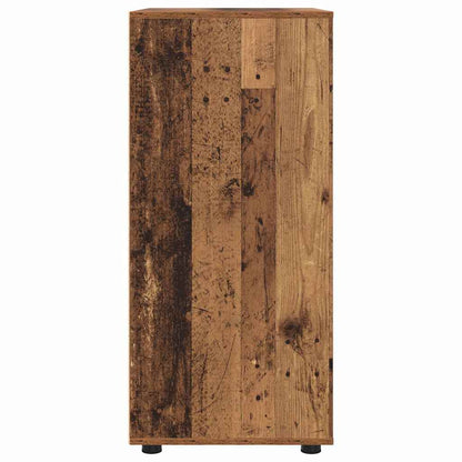 vidaXL Stauraumschränke 2 pcs Altholz 80 x 48 x 105 cm Holzwerkstoff