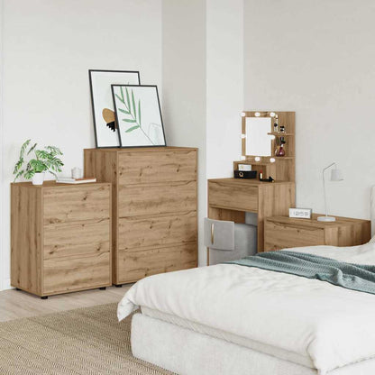 vidaXL Stauraumschränke 2 pcs Artisan-Eiche 80 x 48 x 105 cm