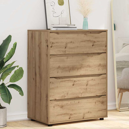 vidaXL Stauraumschränke 2 pcs Artisan-Eiche 80 x 48 x 105 cm