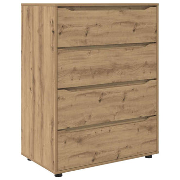vidaXL Stauraumschränke 2 pcs Artisan-Eiche 80 x 48 x 105 cm