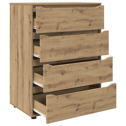 vidaXL Stauraumschränke 2 pcs Artisan-Eiche 80 x 48 x 105 cm