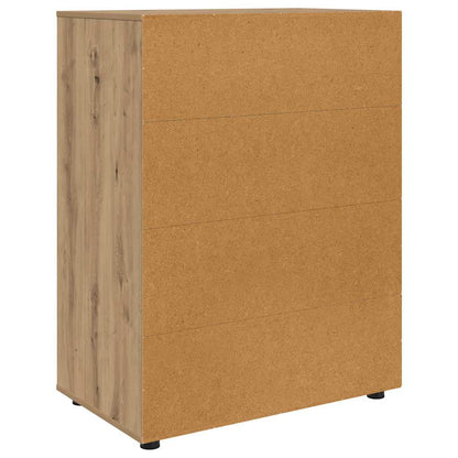vidaXL Stauraumschränke 2 pcs Artisan-Eiche 80 x 48 x 105 cm