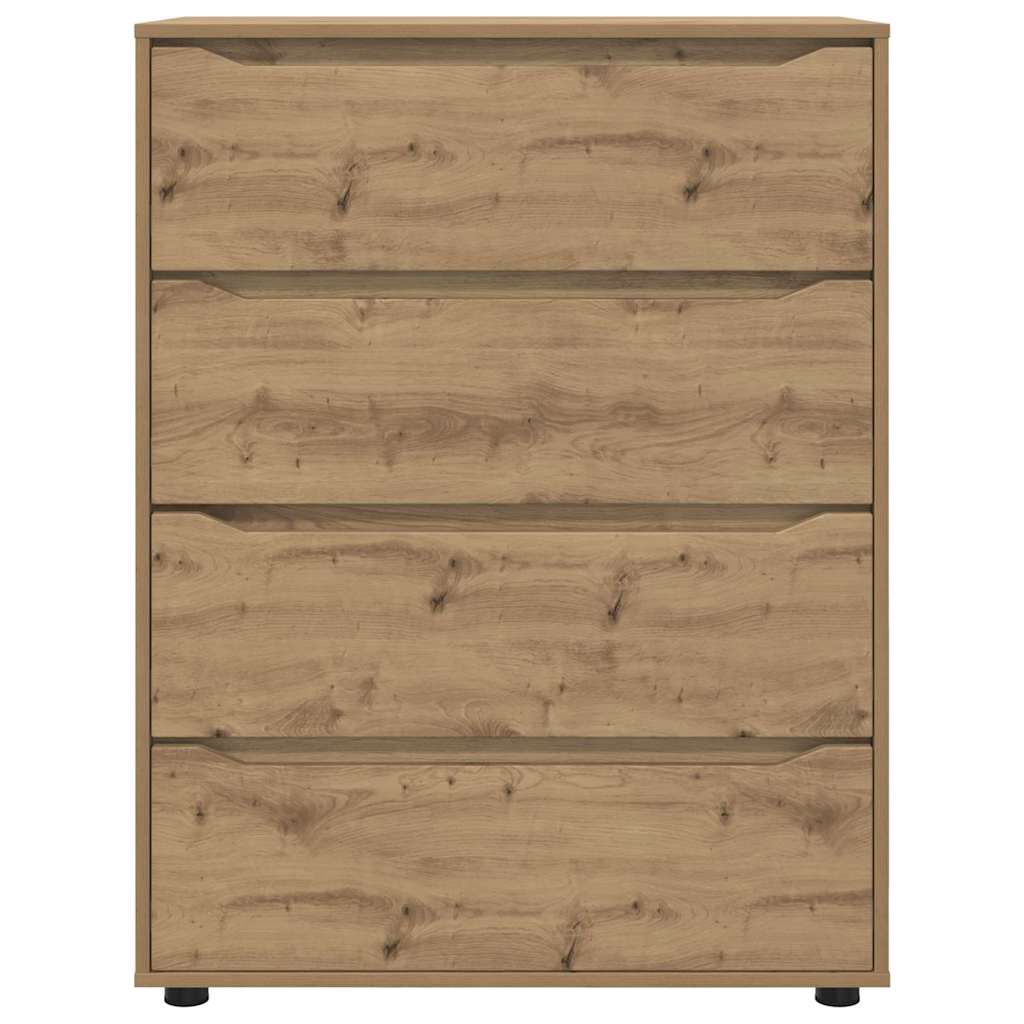 vidaXL Stauraumschränke 2 pcs Artisan-Eiche 80 x 48 x 105 cm