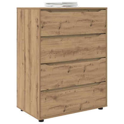 vidaXL Stauraumschränke 2 pcs Artisan-Eiche 80 x 48 x 105 cm