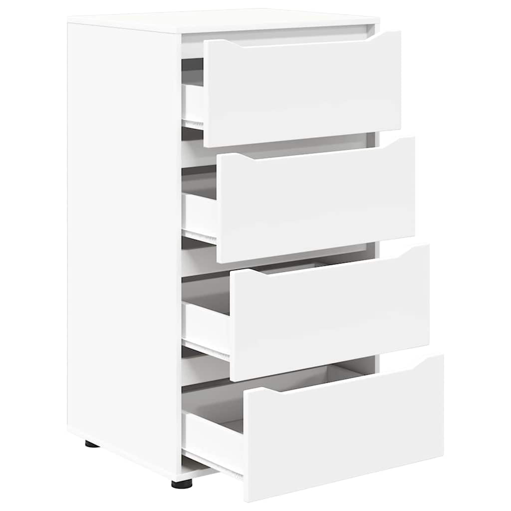 vidaXL Stauraumschränke 2 pcs Weiß 60 x 48 x 105 cm Holzwerkstoff