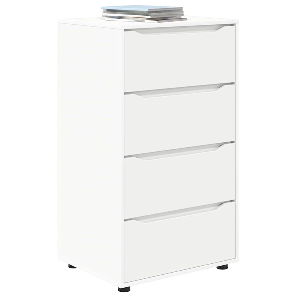 vidaXL Stauraumschränke 2 pcs Weiß 60 x 48 x 105 cm Holzwerkstoff
