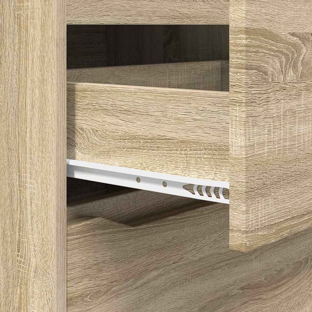 vidaXL Stauraumschränke 2 pcs Sonoma-Eiche 60 x 48 x 105 cm