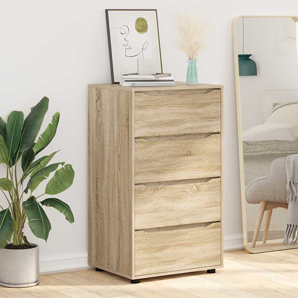 vidaXL Stauraumschränke 2 pcs Sonoma-Eiche 60 x 48 x 105 cm