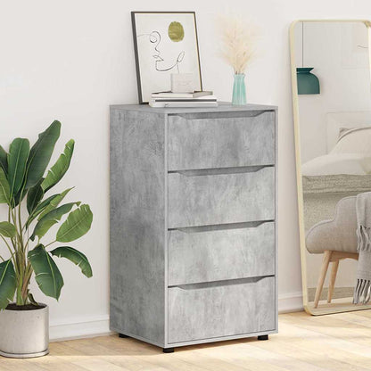 vidaXL Stauraumschränke 2 pcs Beton Grau 60 x 48 x 105 cm