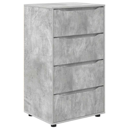 vidaXL Stauraumschränke 2 pcs Beton Grau 60 x 48 x 105 cm