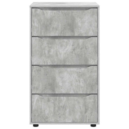 vidaXL Stauraumschränke 2 pcs Beton Grau 60 x 48 x 105 cm