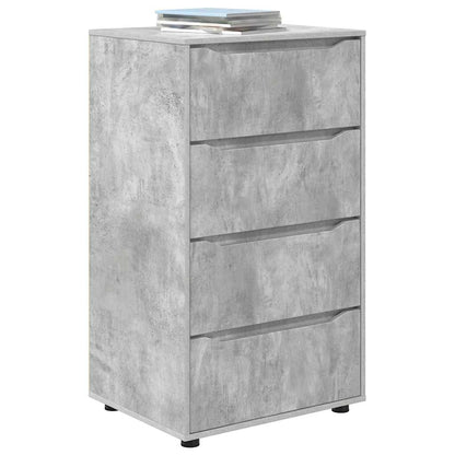 vidaXL Stauraumschränke 2 pcs Beton Grau 60 x 48 x 105 cm