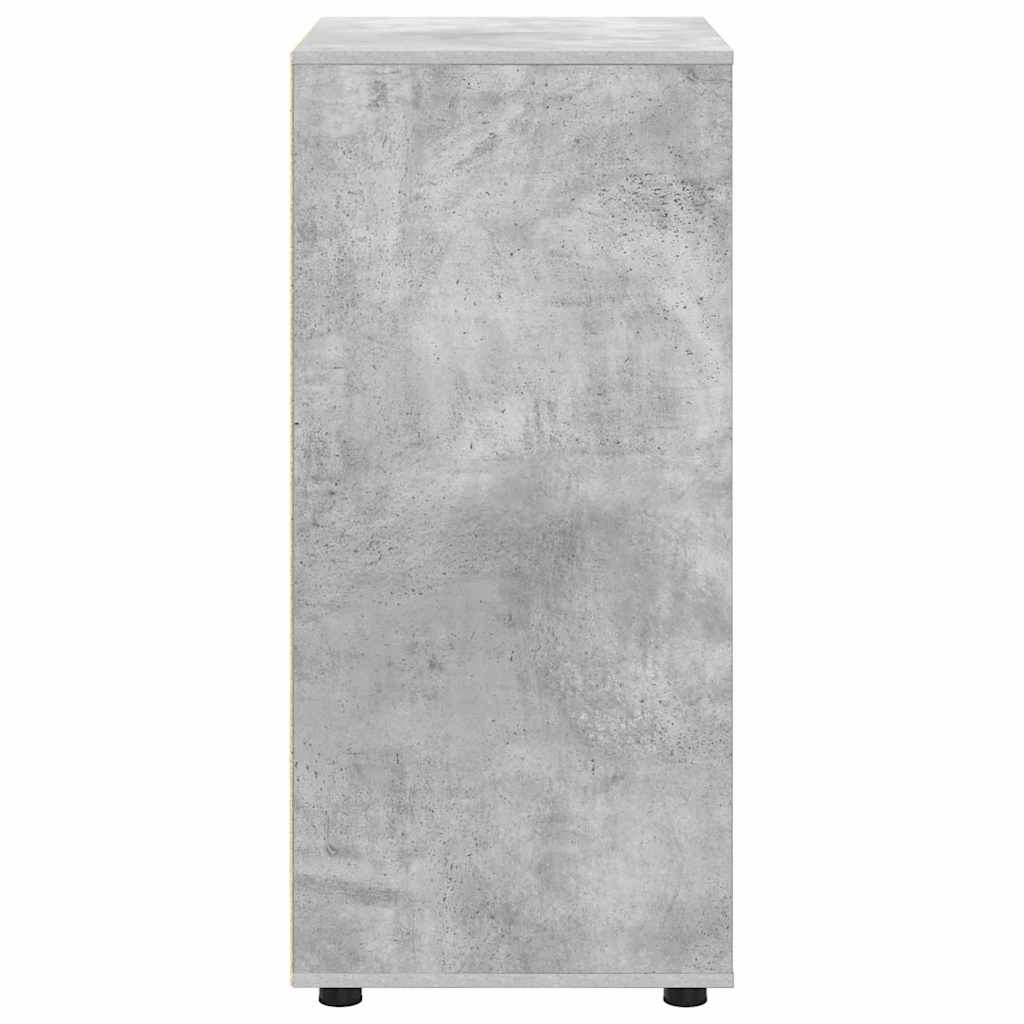 vidaXL Stauraumschränke 2 pcs Beton Grau 60 x 48 x 105 cm