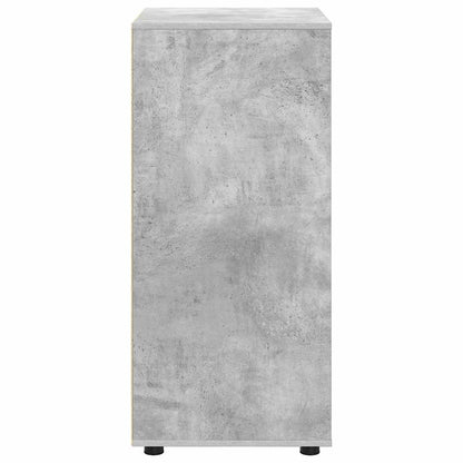 vidaXL Stauraumschränke 2 pcs Beton Grau 60 x 48 x 105 cm