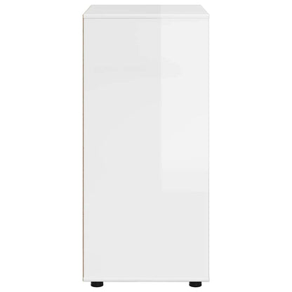vidaXL Stauraumschränke 2 pcs Hochglanz Weiß 60 x 48 x 105 cm