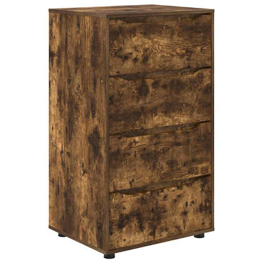 vidaXL Stauraumschränke 2 pcs Geräucherte Eiche 60 x 48 x 105 cm