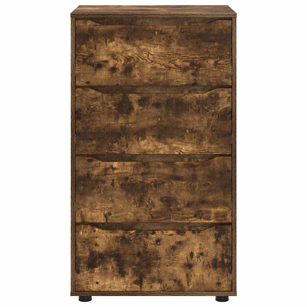 Stauraumschränke 2 pcs Geräucherte Eiche 60 x 48 x 105 cm