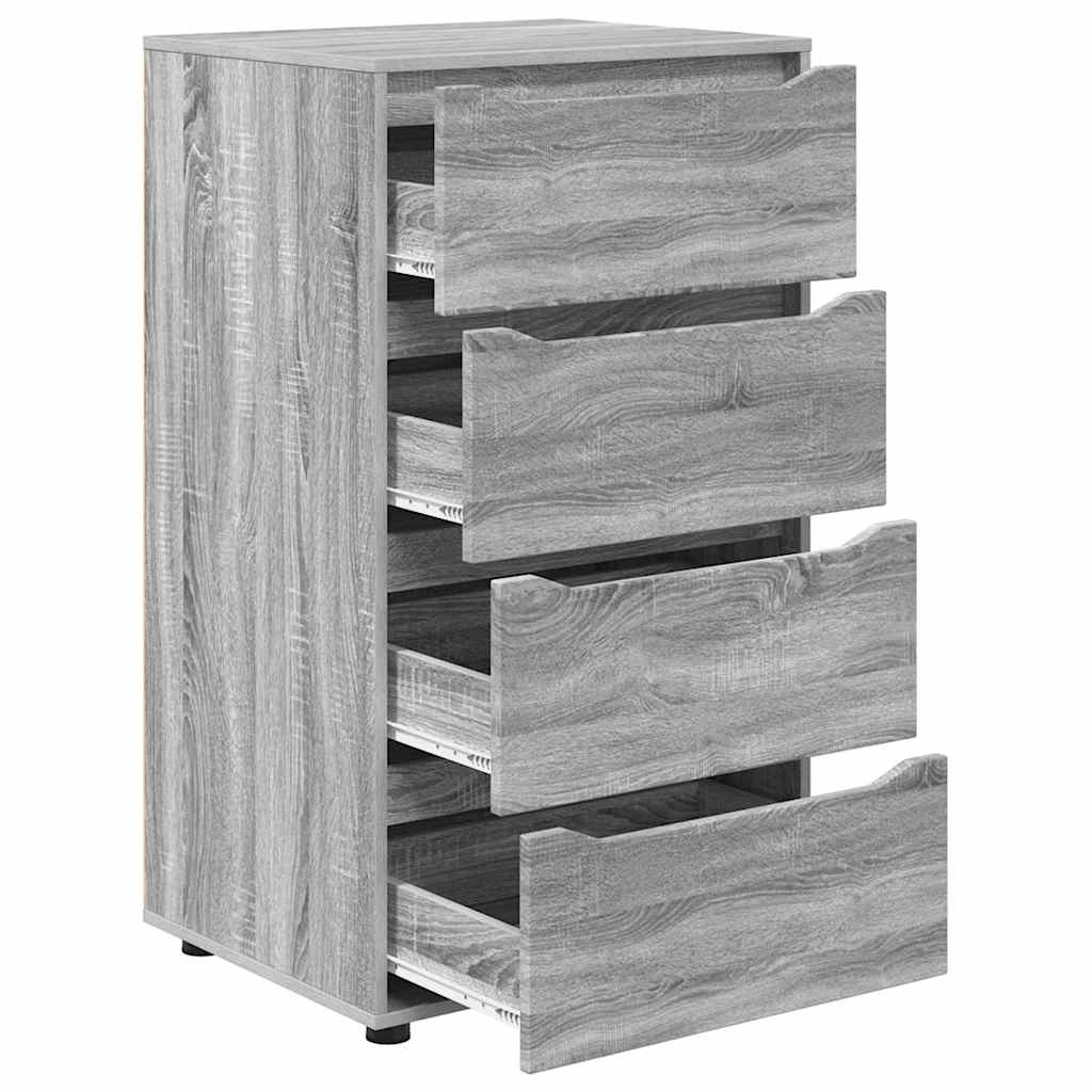 Stauraumschränke 2 pcs Graues Sonoma 60 x 48 x 105 cm