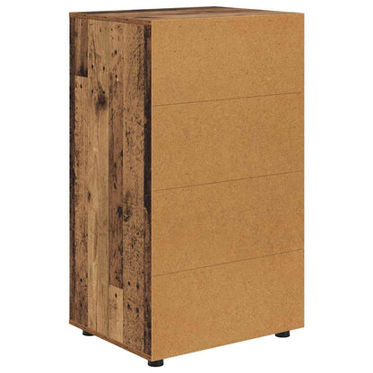 Stauraumschränke 2 pcs Altholz 60 x 48 x 105 cm Holzwerkstoff