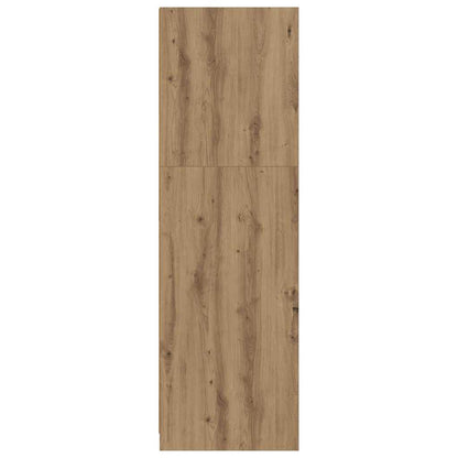 Badezimmerschrank mit Speicher Artisan-Eiche 79,5 x 49 x 156 cm