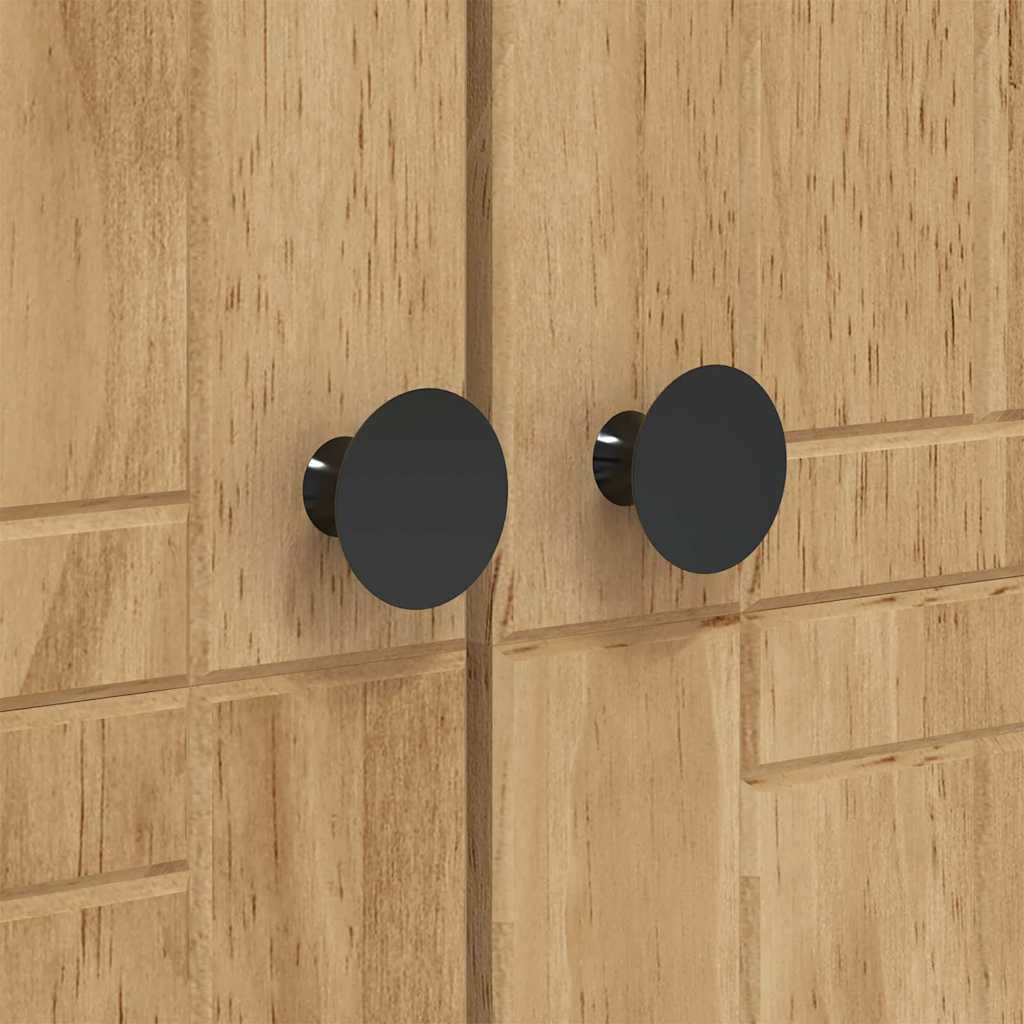 Kleiderschrank mit Speicher BODO Honigbraun 146 x 53,5 x 173 cm