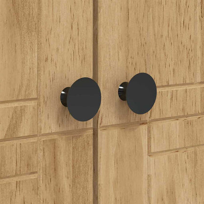 Kleiderschrank mit Speicher BODO Honigbraun 146 x 53,5 x 173 cm