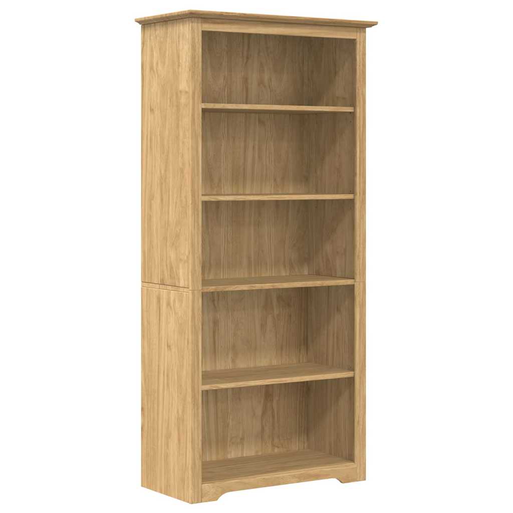 Bücherregal BODO Honigbraun 82 x 40 x 173 cm Holzwerkstoff