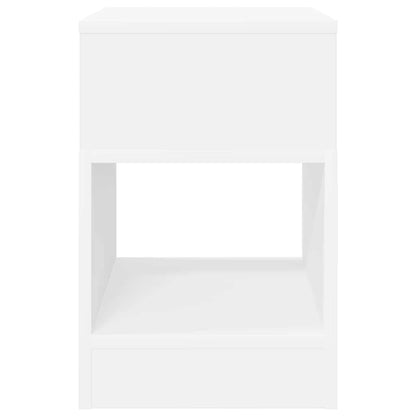 vidaXL Beistelltisch Weiß 30,5 x 30 x 45 cm Holzwerkstoff