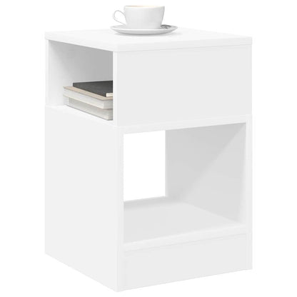 vidaXL Beistelltisch Weiß 30,5 x 30 x 45 cm Holzwerkstoff