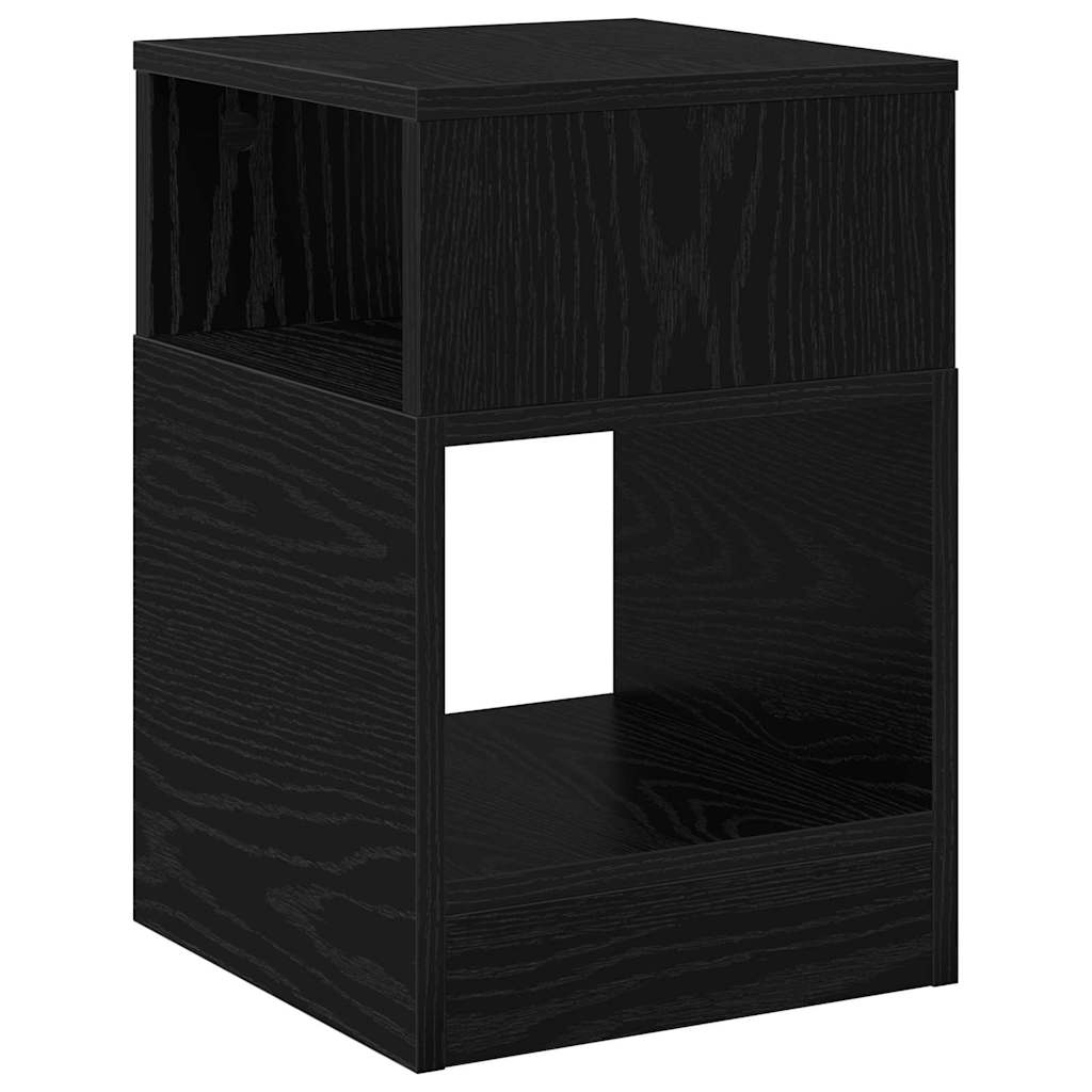 vidaXL Beistelltisch Schwarz Eichen-Optik 30,5 x 30 x 45 cm