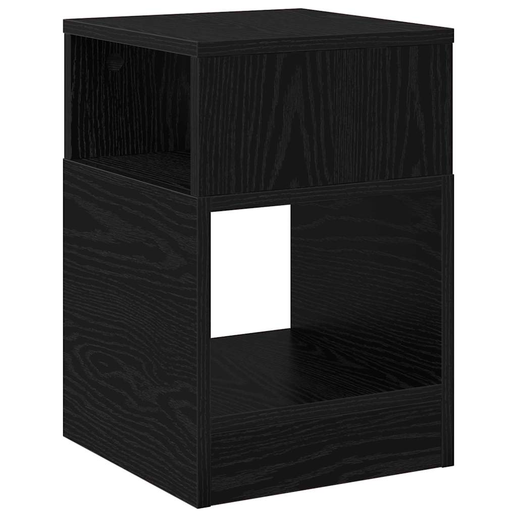 vidaXL Beistelltisch Schwarz Eichen-Optik 30,5 x 30 x 45 cm