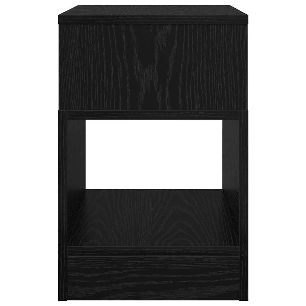 vidaXL Beistelltisch Schwarz Eichen-Optik 30,5 x 30 x 45 cm