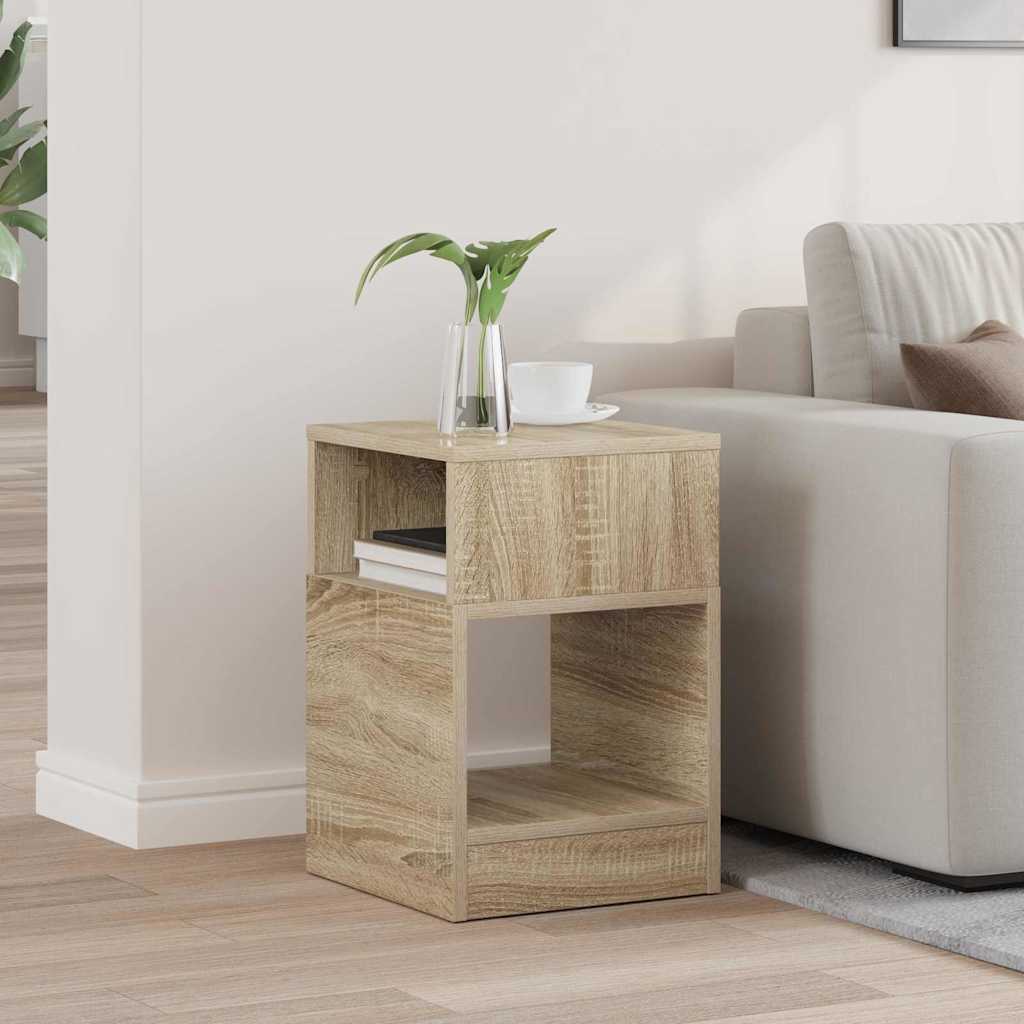 vidaXL Beistelltisch Sonoma-Eiche 30,5 x 30 x 45 cm Holzwerkstoff