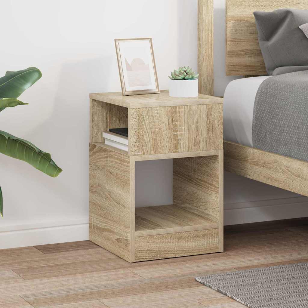 vidaXL Beistelltisch Sonoma-Eiche 30,5 x 30 x 45 cm Holzwerkstoff