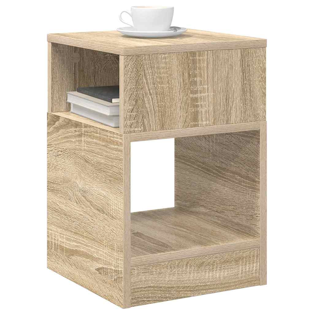 vidaXL Beistelltisch Sonoma-Eiche 30,5 x 30 x 45 cm Holzwerkstoff
