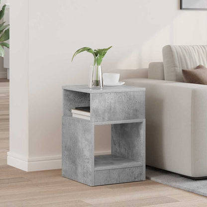 vidaXL Beistelltisch Beton Grau 30,5 x 30 x 45 cm Holzwerkstoff