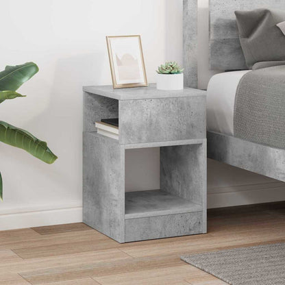 vidaXL Beistelltisch Beton Grau 30,5 x 30 x 45 cm Holzwerkstoff