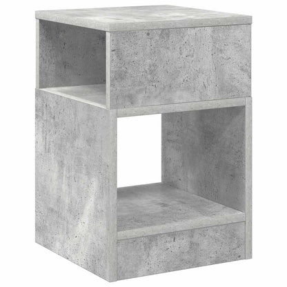 vidaXL Beistelltisch Beton Grau 30,5 x 30 x 45 cm Holzwerkstoff