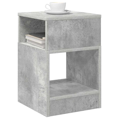 vidaXL Beistelltisch Beton Grau 30,5 x 30 x 45 cm Holzwerkstoff